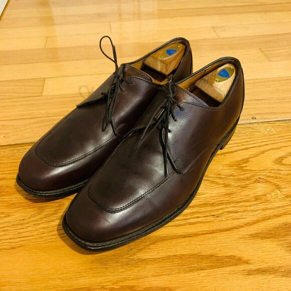 Allen Edmonds Mens Burton Brown Leather Oxford Dress Casual Shoes Lace-up 11 D main image 10